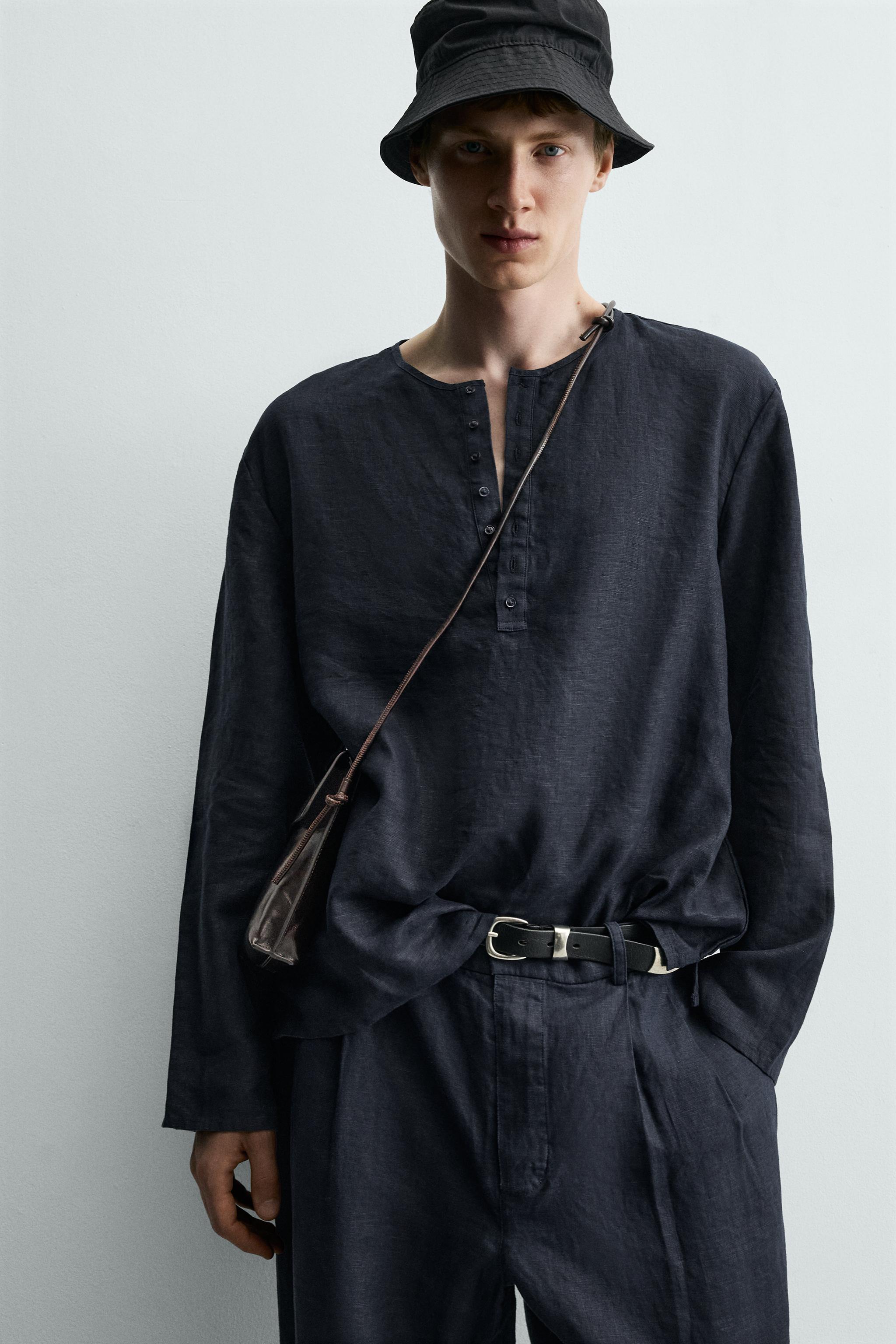 100% HEMP HENLEY SHIRT